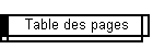 Table des pages
