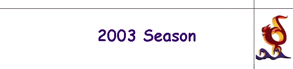 2003 Season