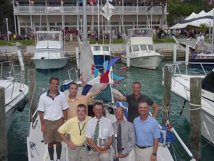 Team J/105 Chantecler in Bermuda, June 2002