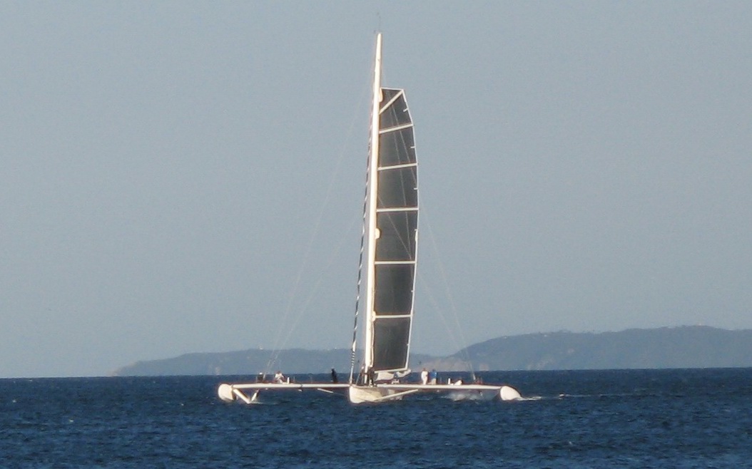 Trimaran l'Hydroptère à Hyères